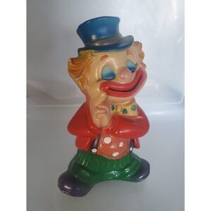 1950s Plastic Clown Bank